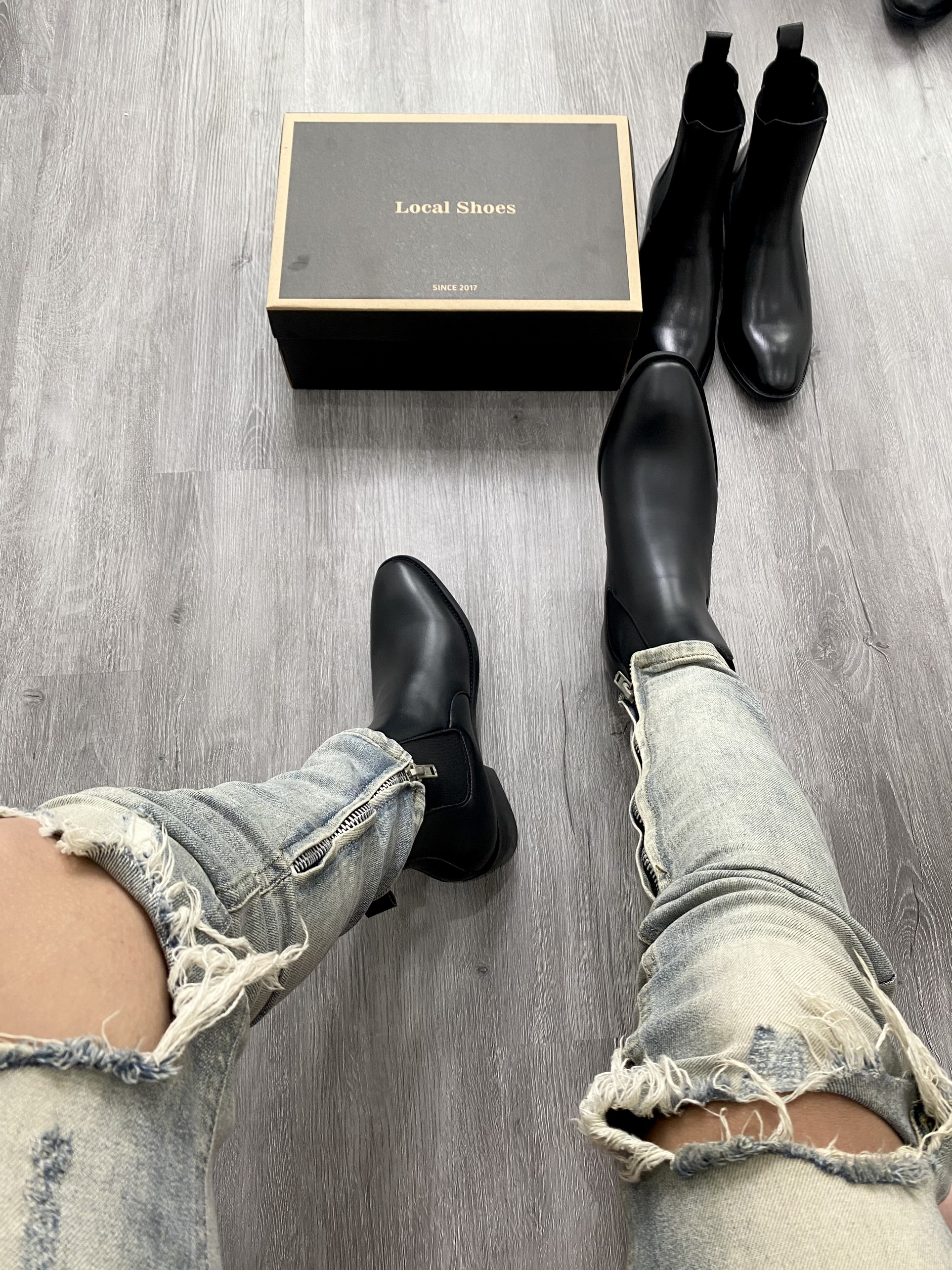 Chelsea boots classic giày bốt nam