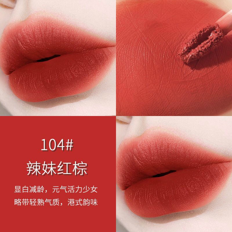 Son kem lì wodwod ice cream lip mud mềm mịn môi chính hãng