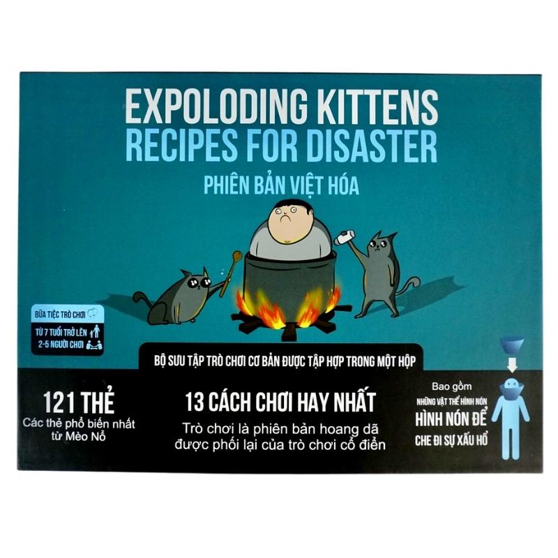 Bộ Mèo Nổ Exploding Kittens: Recipes for Disaster Việt Hóa