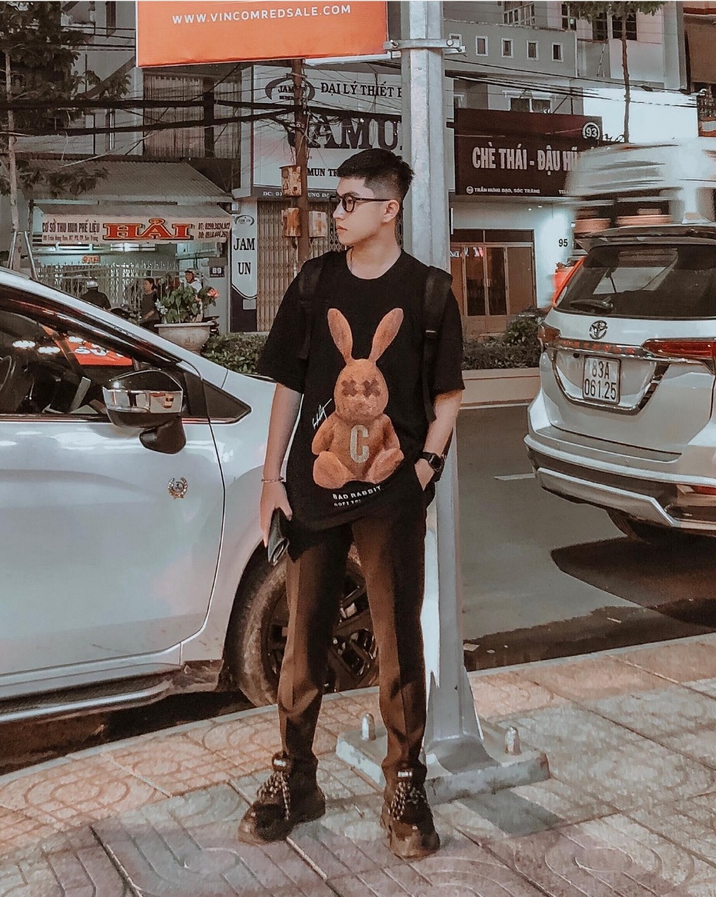 Áo Thun Tay Lỡ RABBIT TOY BROWN Unisex