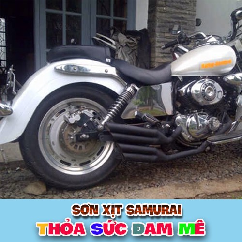 Samurai H196 - Chai sơn màu trắng ngọc trai H196 Samurai Paint