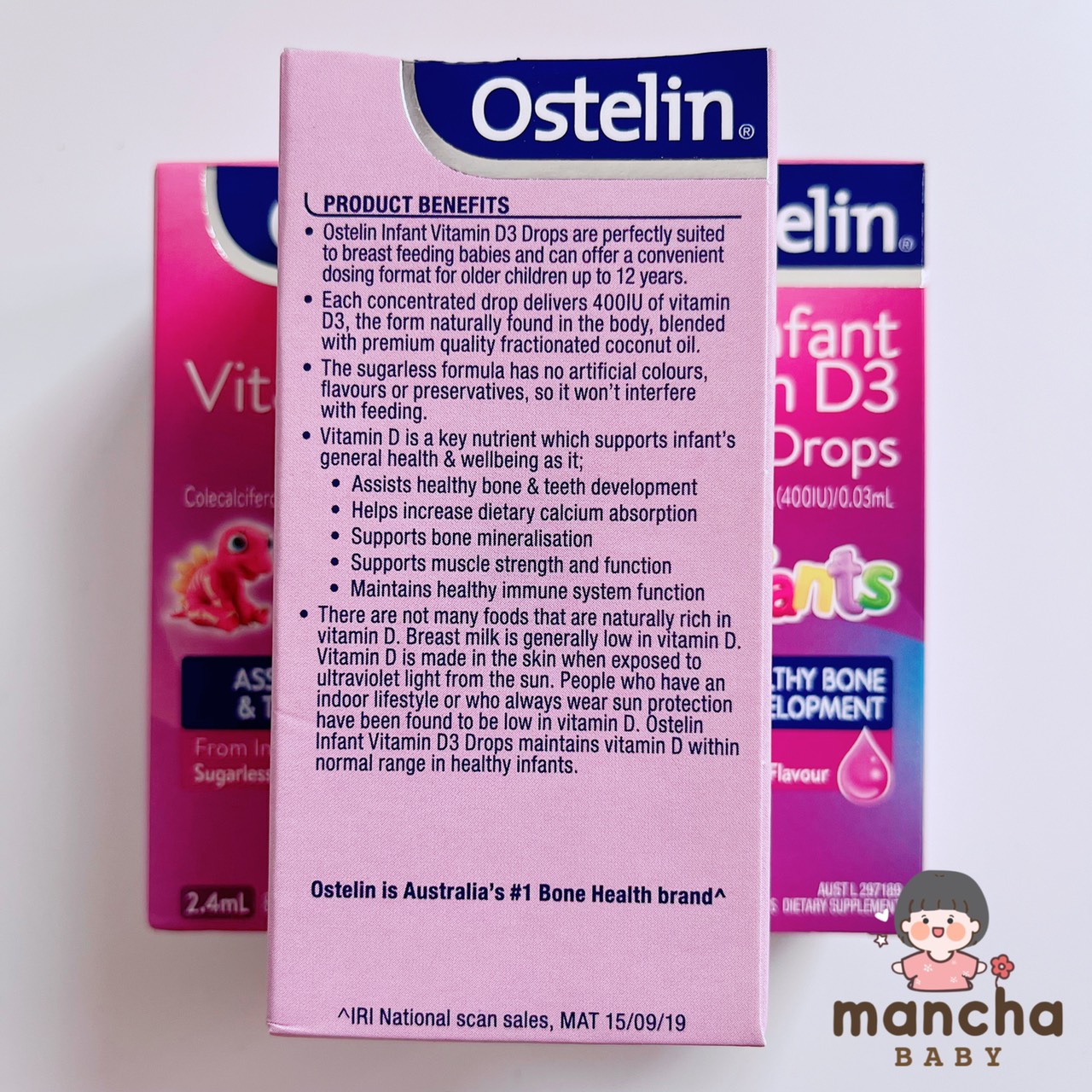 VITAMIN D3 OSTELIN DROPS DẠNG NƯỚC 2.4ML