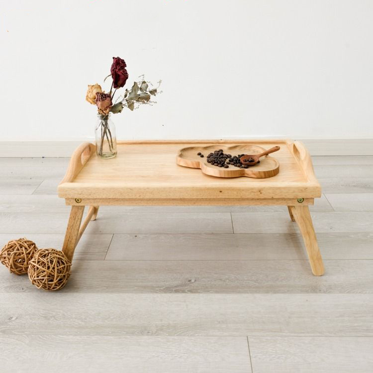 Bàn Ăn Mini Chân Gấp Gọn - Bàn Bed Tray Gỗ