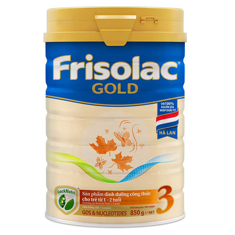 Sữa bột Frisolac Gold 3 1.4kg/ 850g(Mới)