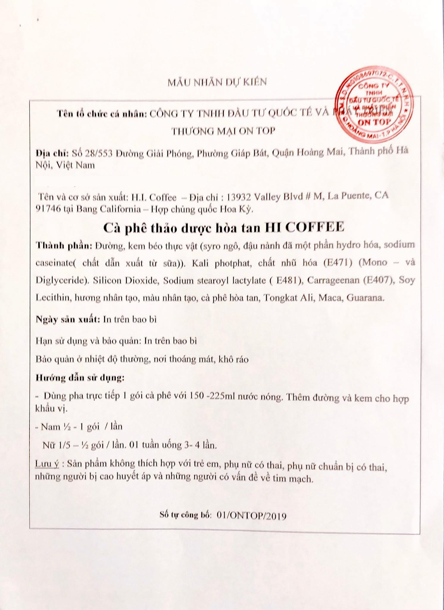 HI COFFEE USA