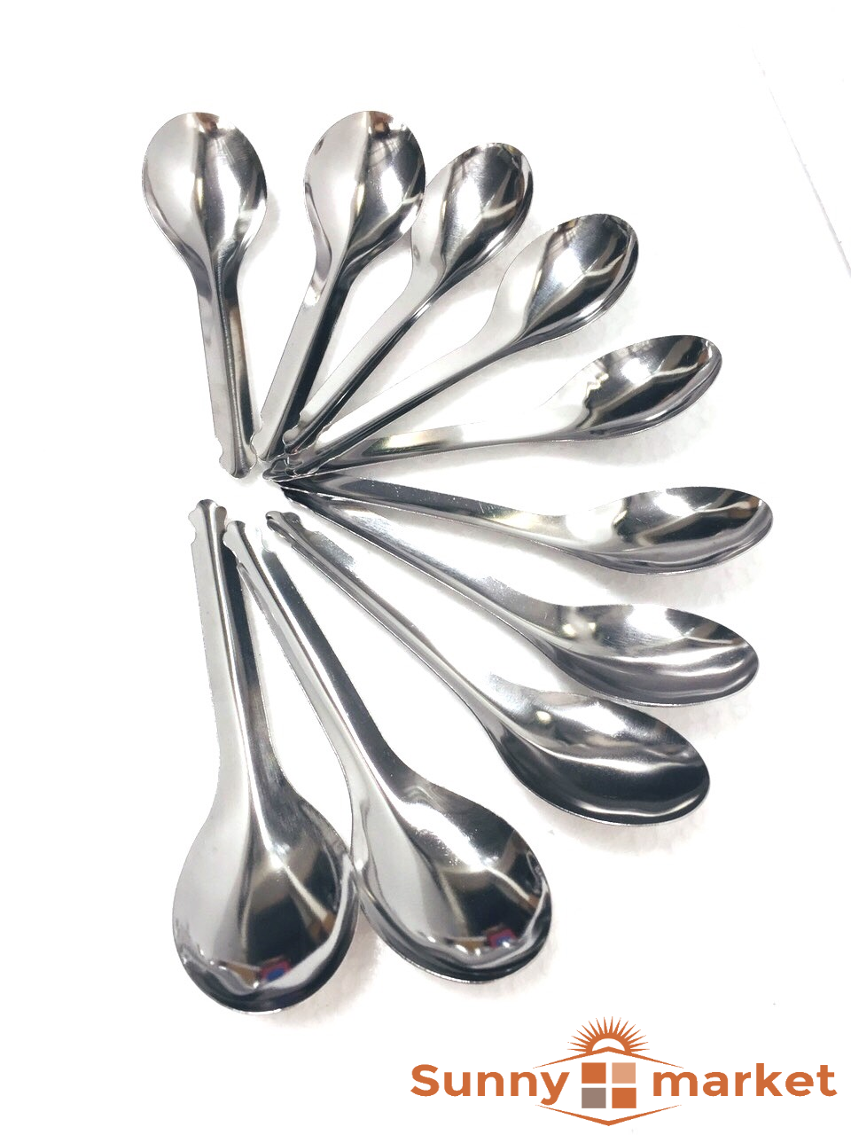 Bộ 10 muỗng inox hoa sen cao cấp