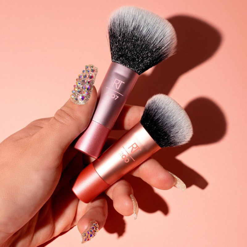 Bộ Cọ 2 Cây RT REAL TECHNIQUES Mini Expert Face Multitask Foundation Blush Cheek