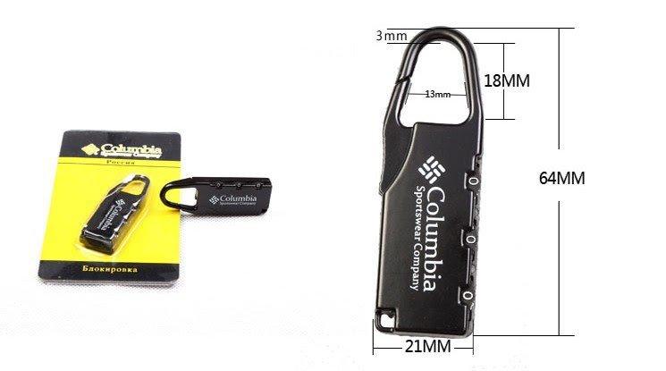 [HCM]Ổ Khóa Số Du Lịch Columbia Mini