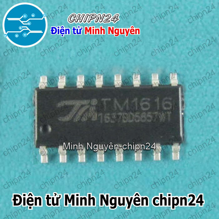 [1 con] (ST) IC Dán TM1616 SOP-16 Hàng Tốt (SMD) (1616) - HH004896