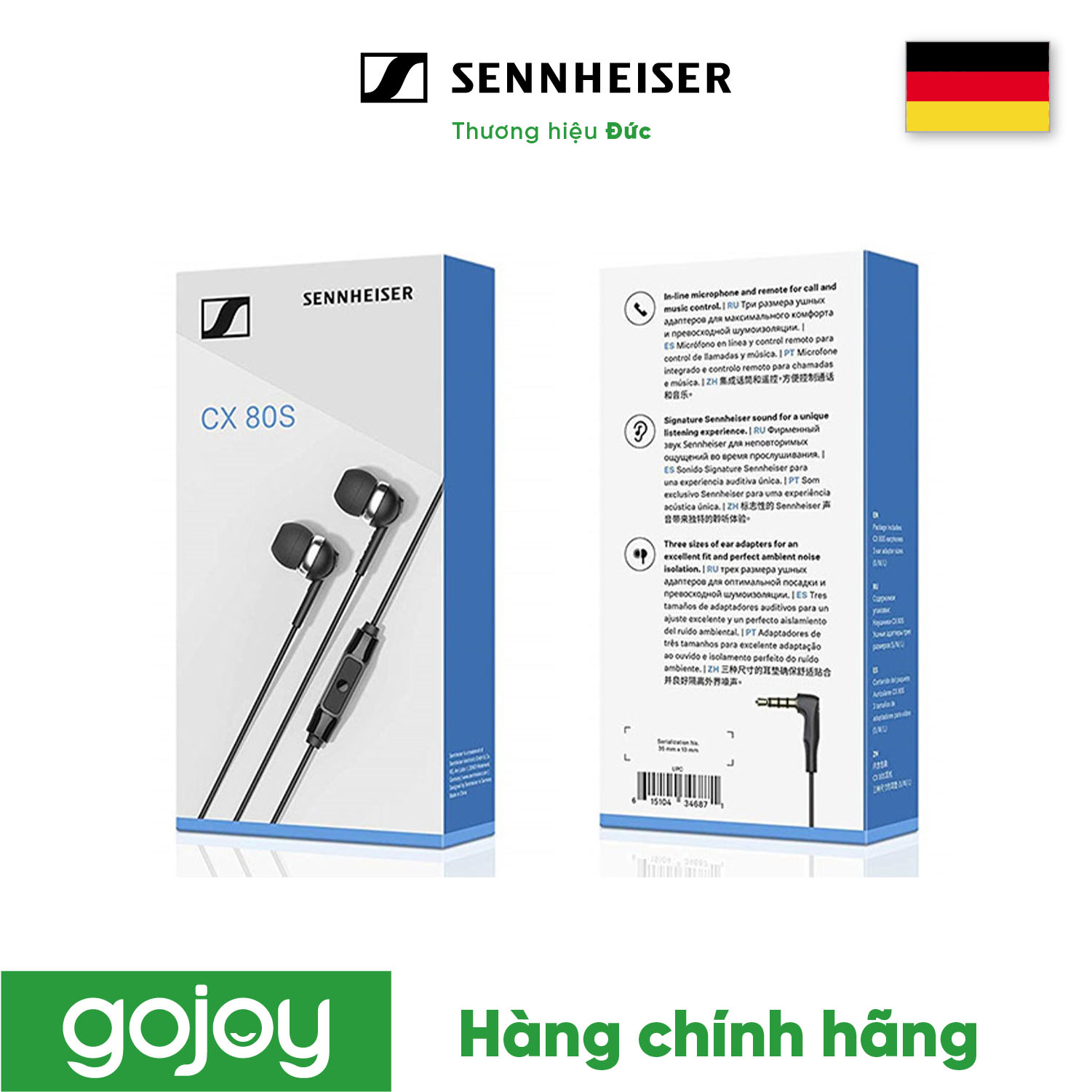 [HCM]Tai nghe nhét tai SENNHEISER CX 80s