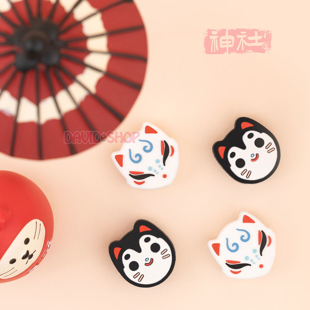 [GeekShare] Núm bọc analog Hồ Ly Kitsune cho Joy-Con - Nintendo Switch OLED, V1, V2, Lite