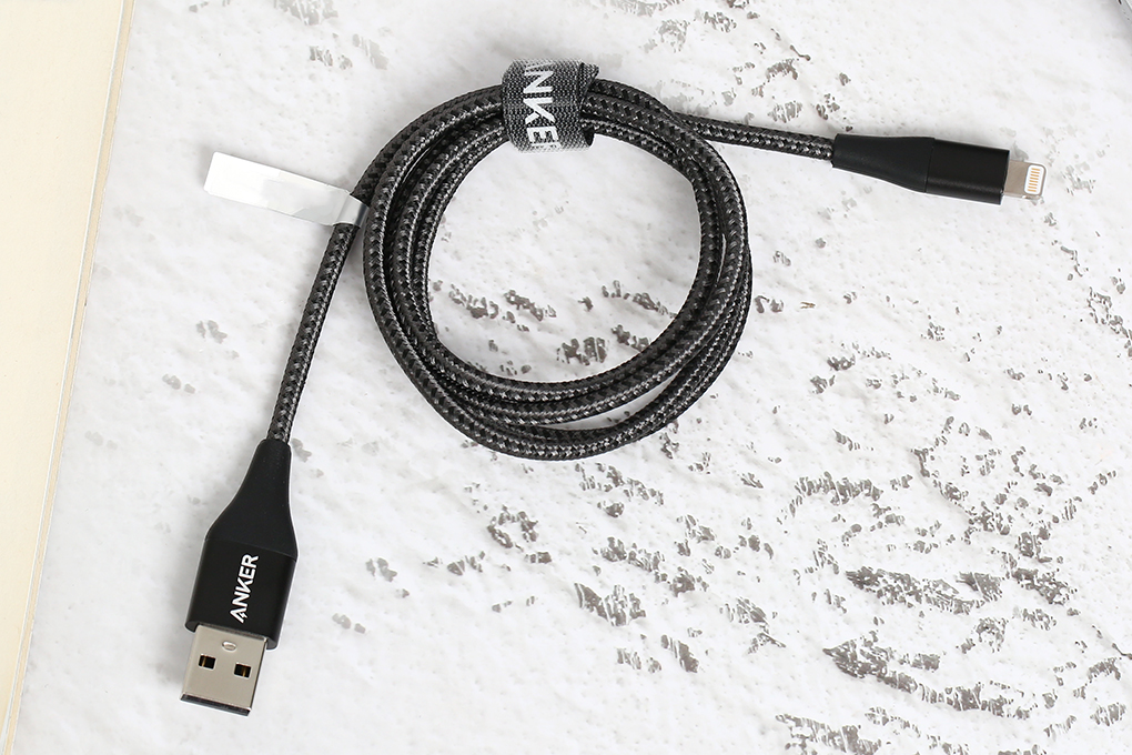 Cáp Lightning MFI 0.9m Anker PowerLine+ II A8452 ( Like New )