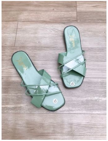 Dép nữ quai chéo quai trong