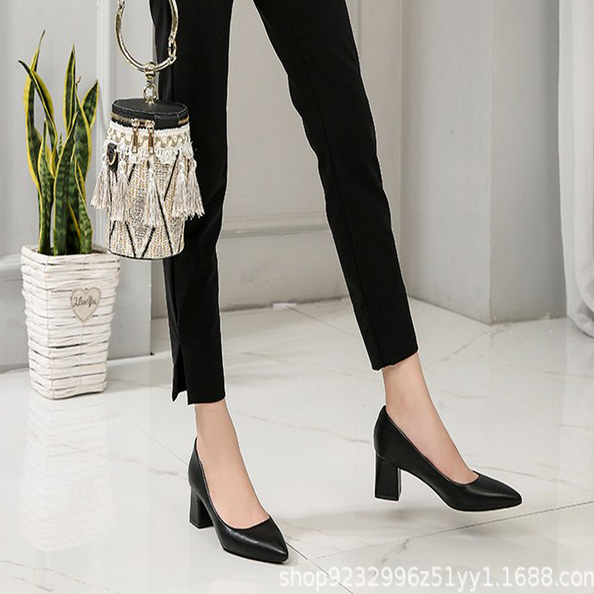 Giày cao gót 5 cm nữ/ Giày cao gót vuông nữ