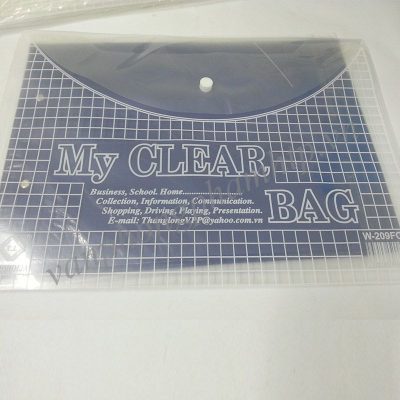 [HCM]Túi Claer Bag khổ A4 Khổ F (Lớn hơn khổ A4)