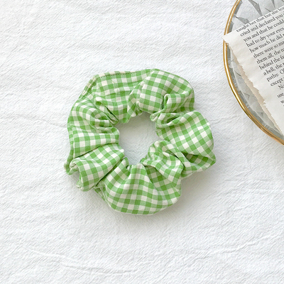 Dây Cột Tóc Scrunchies Vải Caro