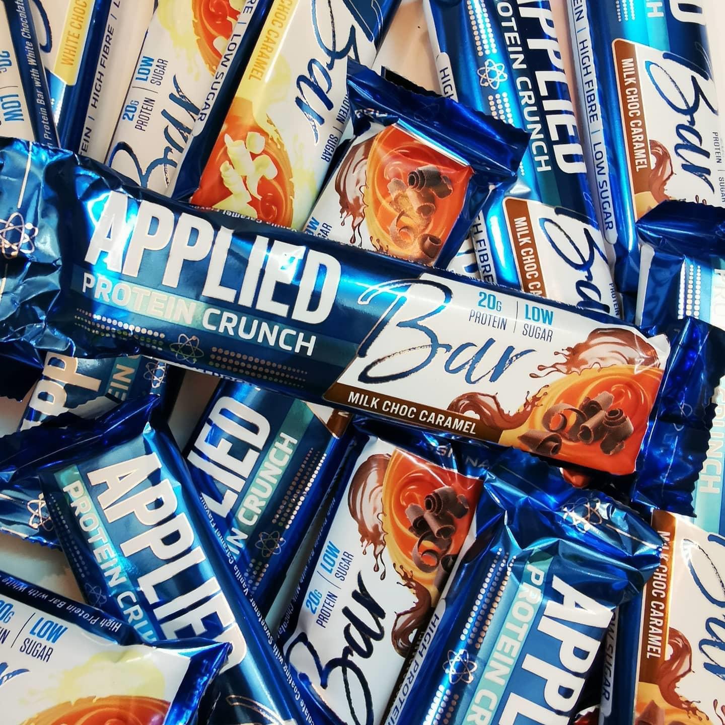 Bánh Whey Protein Bar - Applied Nutrition Applied bar protein crunch (Hộp 12 thanh)