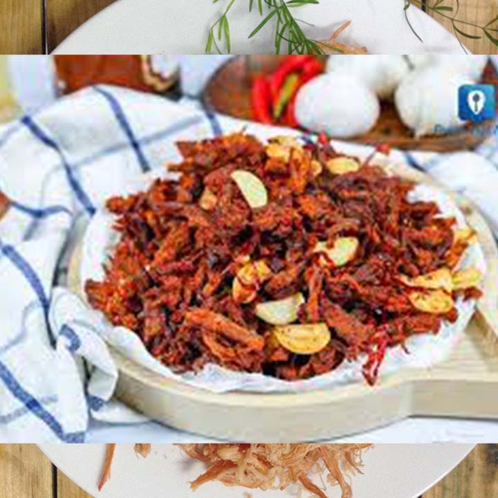 KHÔ BÒ CHÁY TỎI - 1 TÚI 100 GR