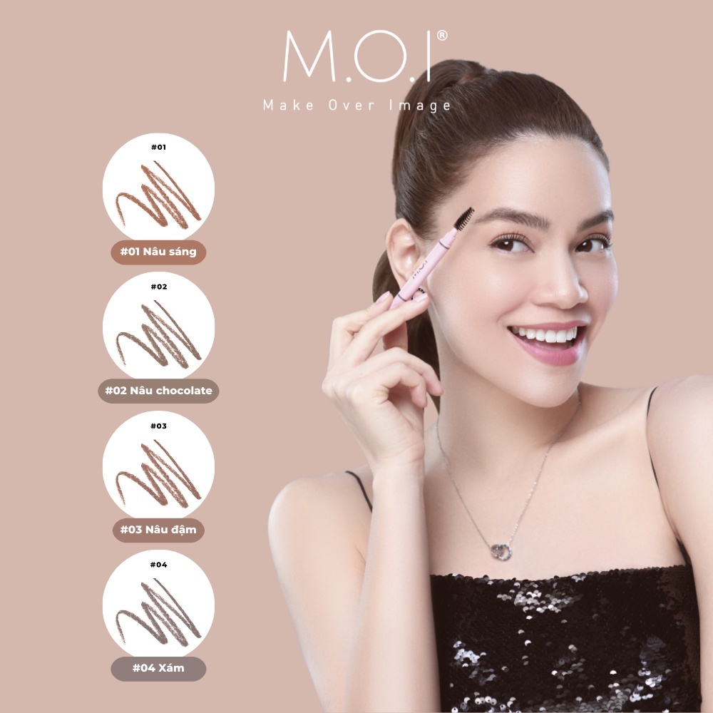 Chì kẻ mày Magic Brown Pencil No. 1 8g