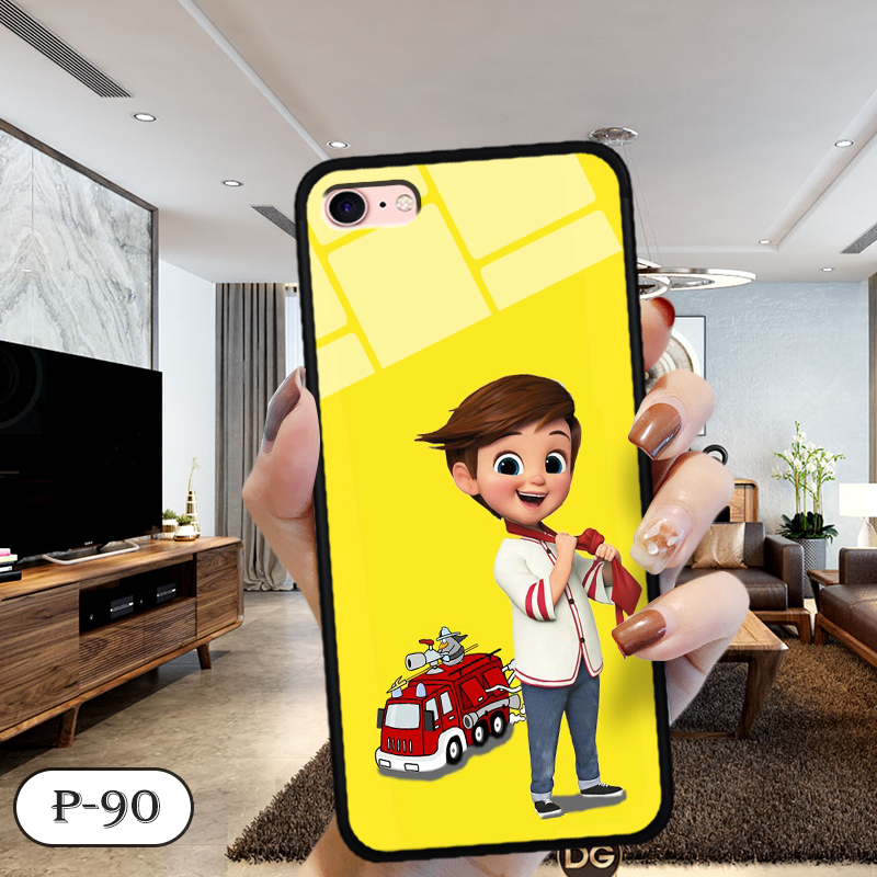 Ốp kính 3D cute IPHONE 7