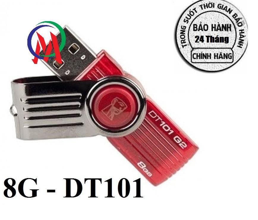 [HCM][BH 24 tháng] USB 8GB KT DT101 dung lượng thật