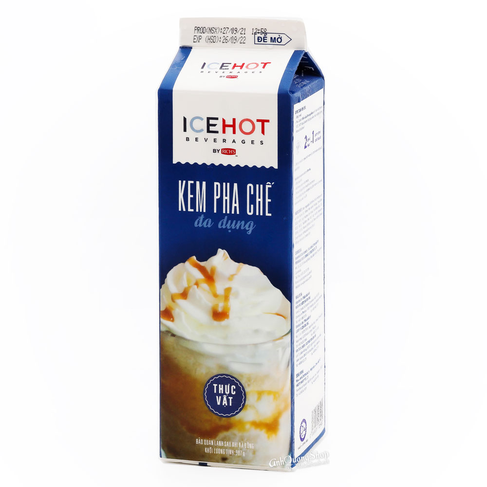 SỮA RICH LÙN\ TOPPING BASE \Richs On Top HÀNG ĐÔNG LẠNH