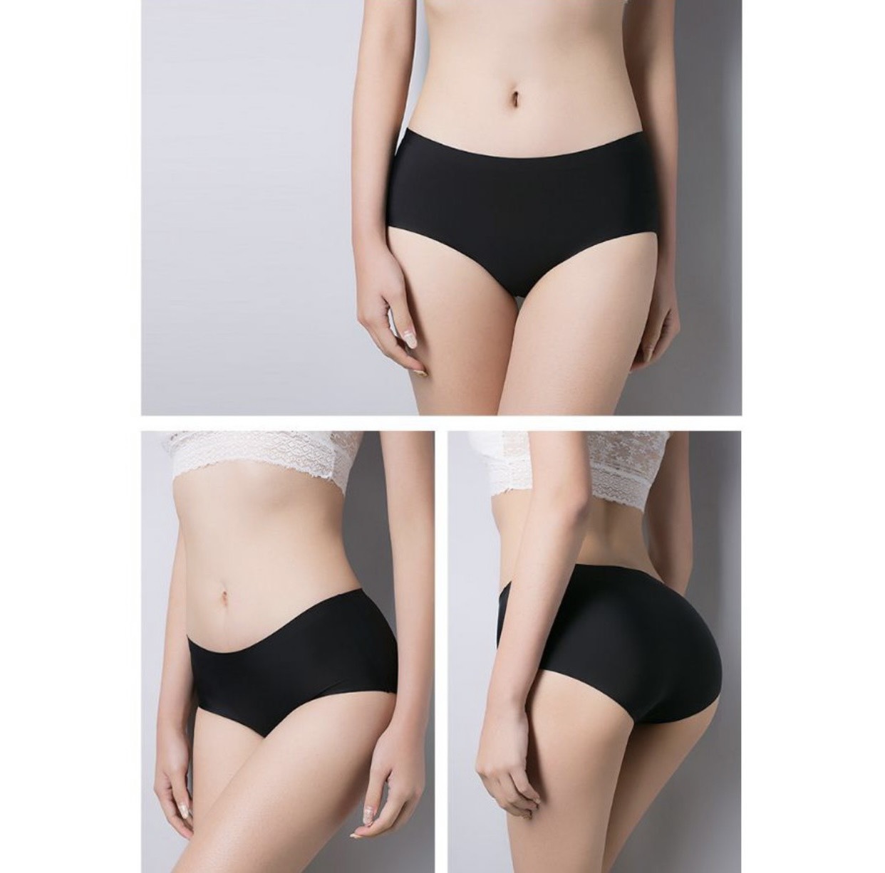 Set 10 Quần Lót Nữ Su Đúc Thông Hơi Chất Lanh Siêu Thoáng Mát Không Đường May Women 1523