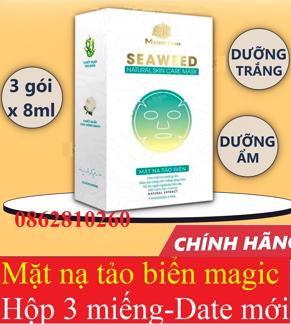 [LẺ 1 GÓI] mặt nạ tảo biển magic skin magicskin [LẺ 1 GÓI]