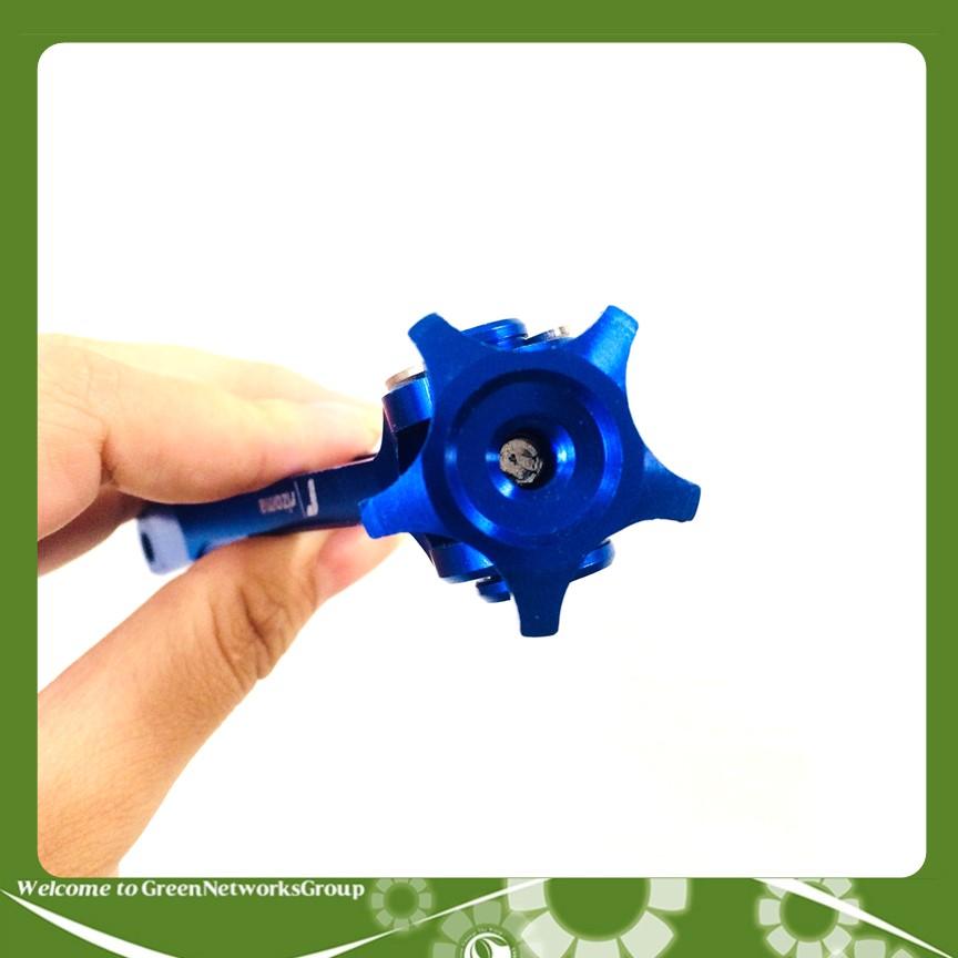 Càng thắng CNC dành xe máy GreenNetwork (xanh dương)