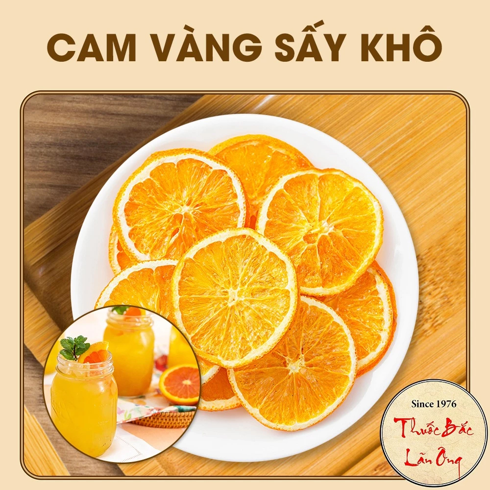Cam Vàng Sấy Khô 500g