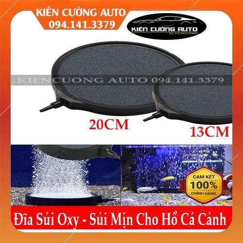 Đĩa sủi oxy - sủi mịn cho hồ cá cảnh - đường kính 20cm