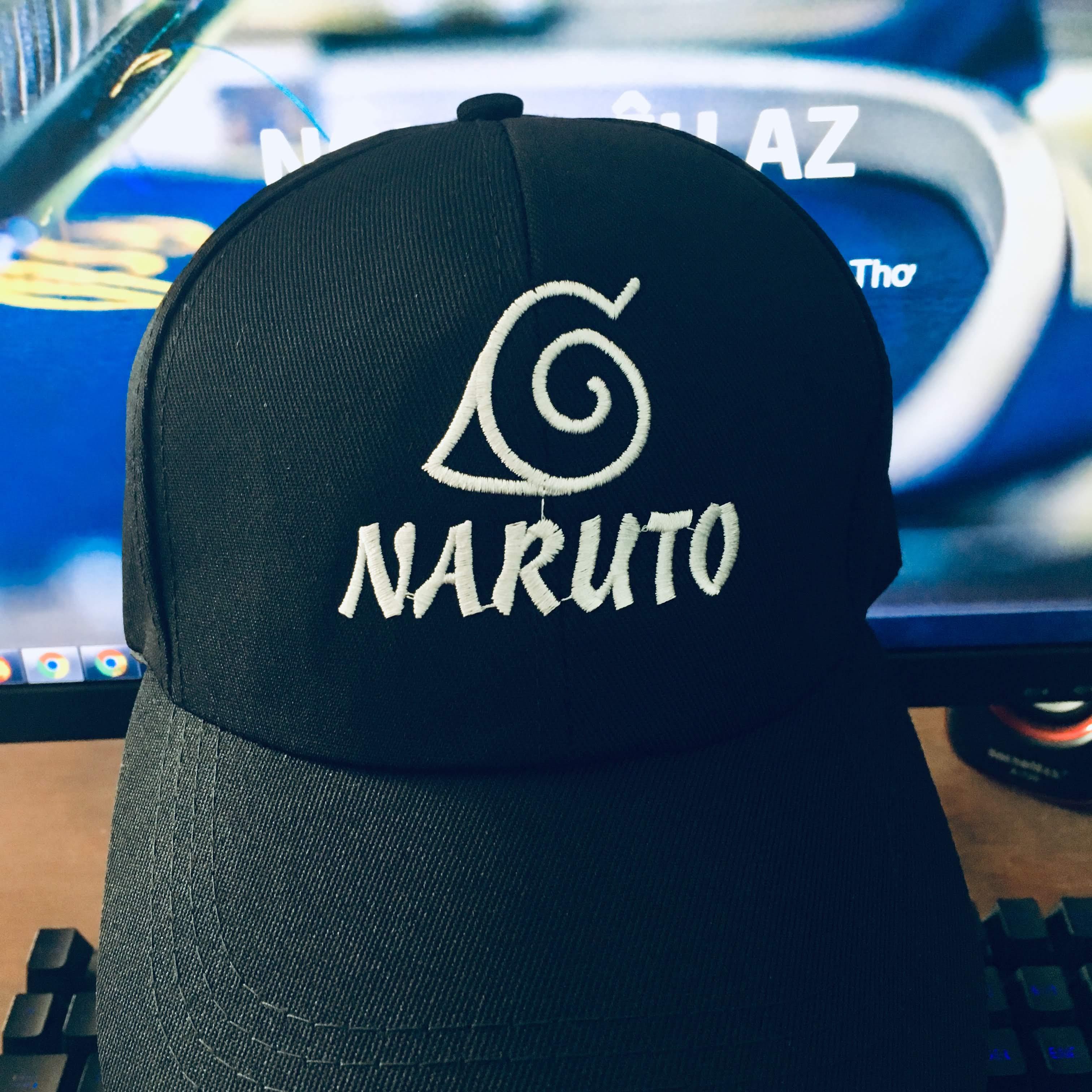 Nón kết thêu logo Naruto Làng Lá - Mũ Lưỡi Trai AZ MT130