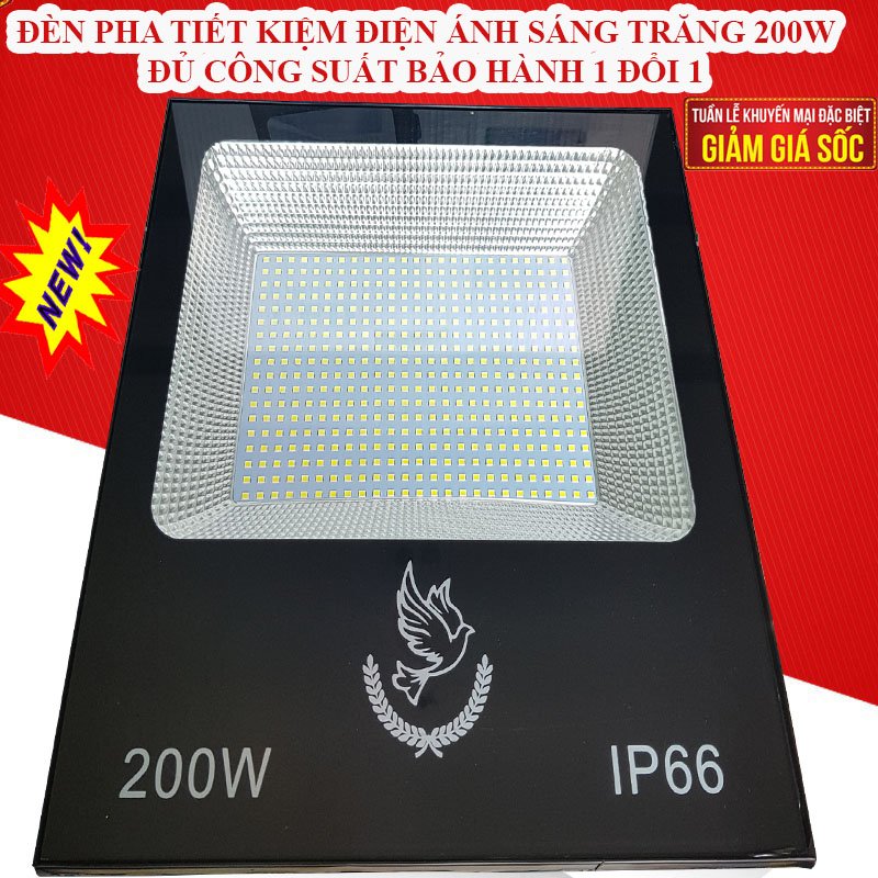 [HCM]Đèn Pha LED 200W - Tìm Đèn Pha LED 200W Đèn pha led smd 200w Đèn Pha Led ngoài trời 200W SMD IP66  ÁNH SÁNG TRẮNG - TIẾT KIỆM ĐIỆN - SỬ DỤNG NGUỒN 220V.