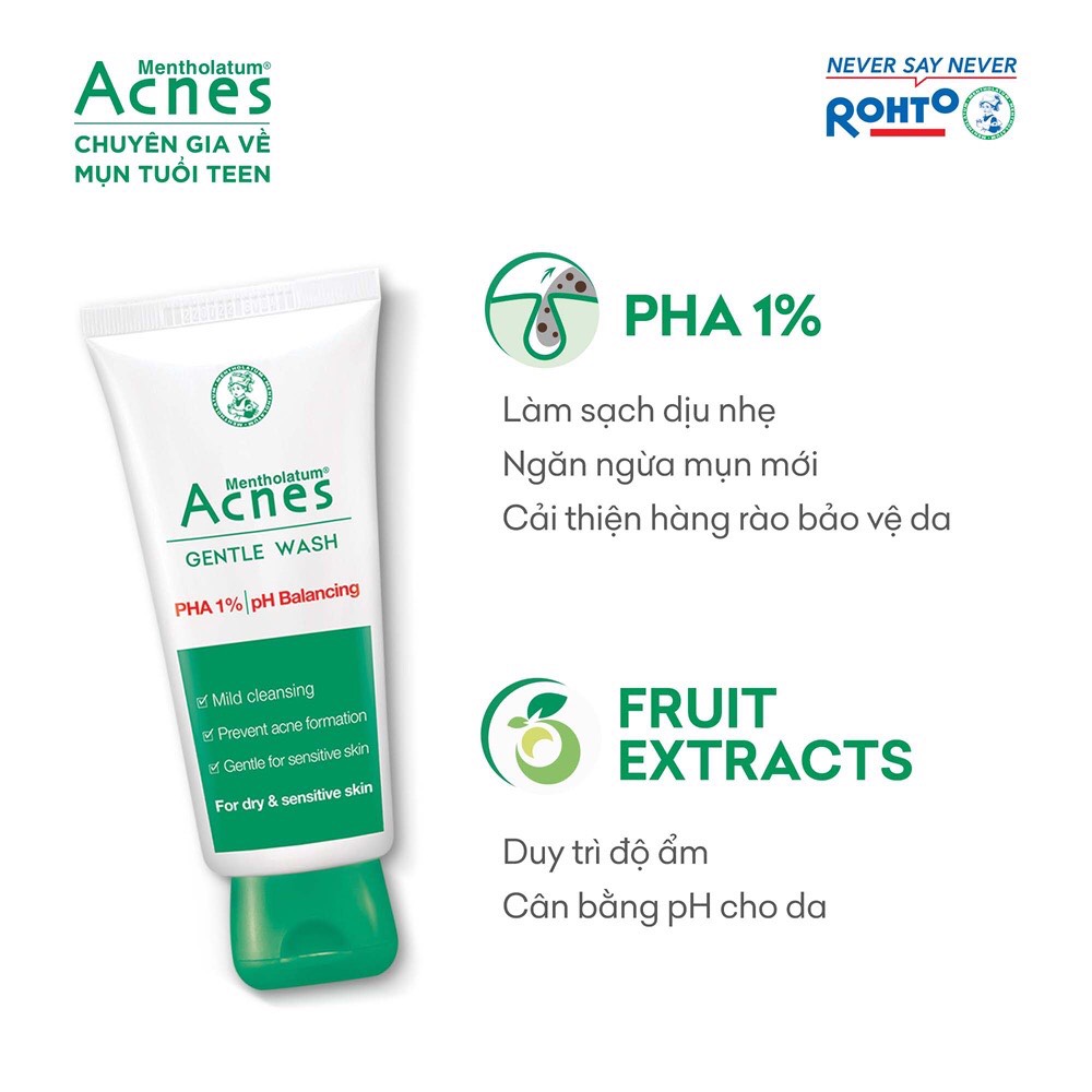 Combo 5 món Acnes Chăm Sóc Da Mụn Thâm 25g ( mẫu thử mini )