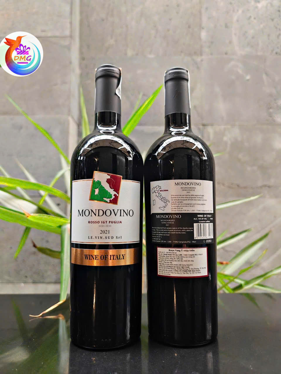 [NHẬP KHẨU] VANG ĐỎ (Ý) MONDOVINO– 750ML (14%) – DMG WINE