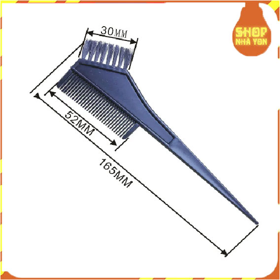 01 Cây Lược Nhuộm Tóc Nhọn, Lược Nhuộm 2 Đầu