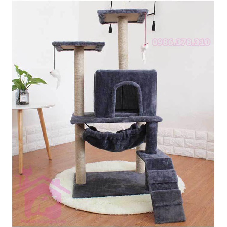 Cat tree - Trụ cào móng cho mèo - Nhà cây cho mèo