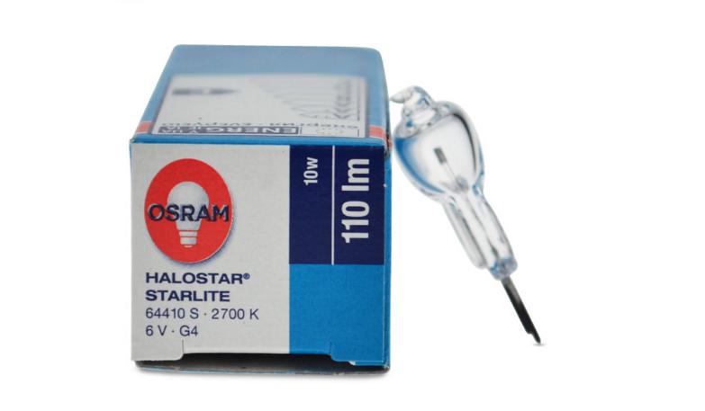 (Sale) Bóng halogen 6V 10W 64410S G4 hãng Osram Đức