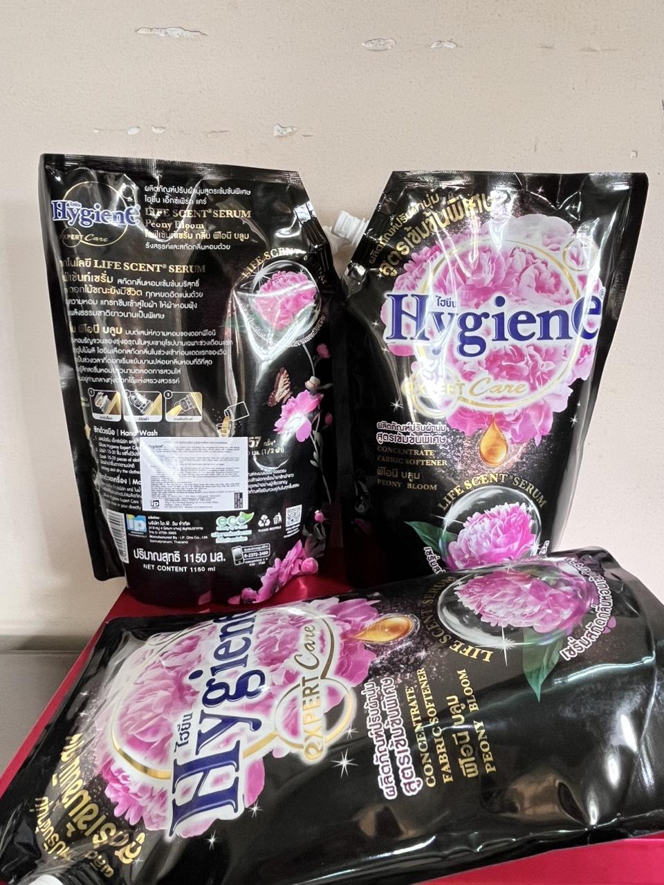 Nước xả vải Hygiene đậm đặc Thái Lan đen 1150ml