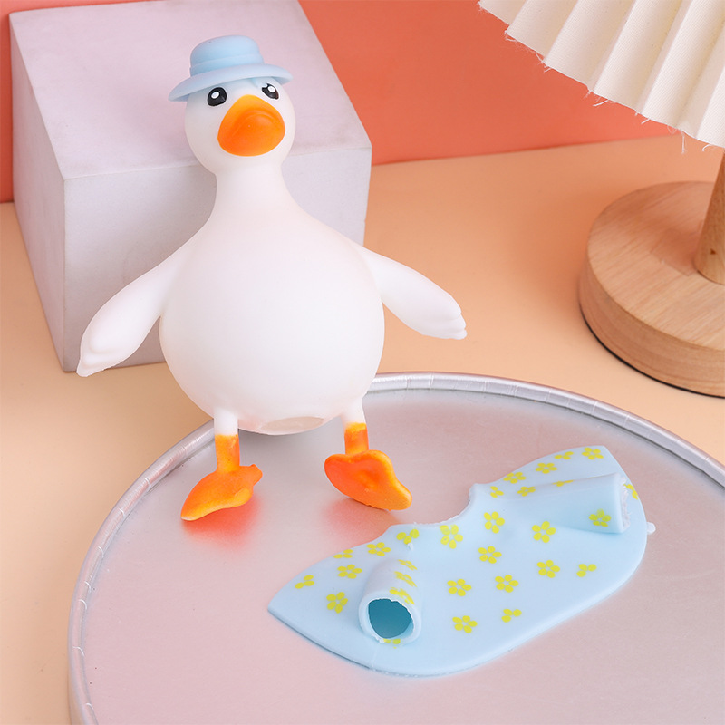 Đồ chơi squishy vịt đại ca kiểu dáng dễ thương