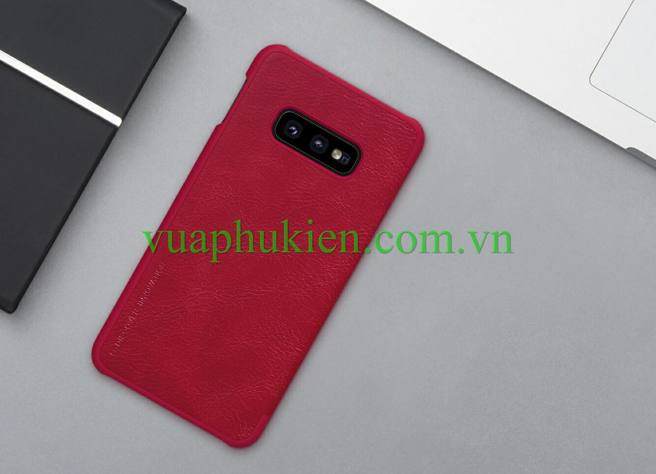 Bao da Nillkin Qin cho Samsung Galaxy S10E