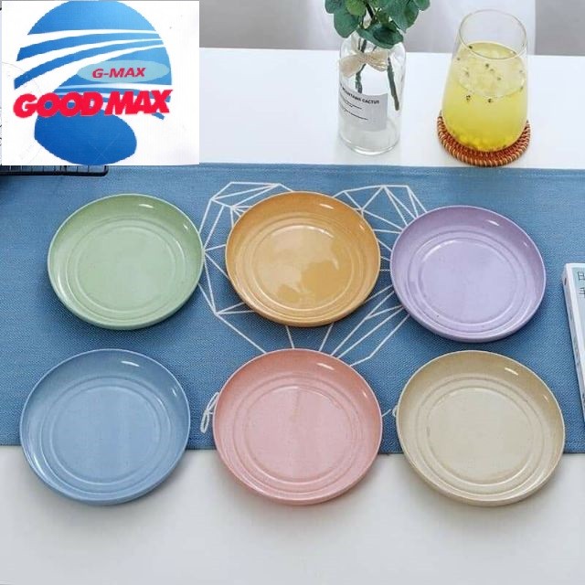 SET 6 ĐĨA LÚA MẠCH AN TOÀN GMAX, 6 MÀU KHÁC NHAU