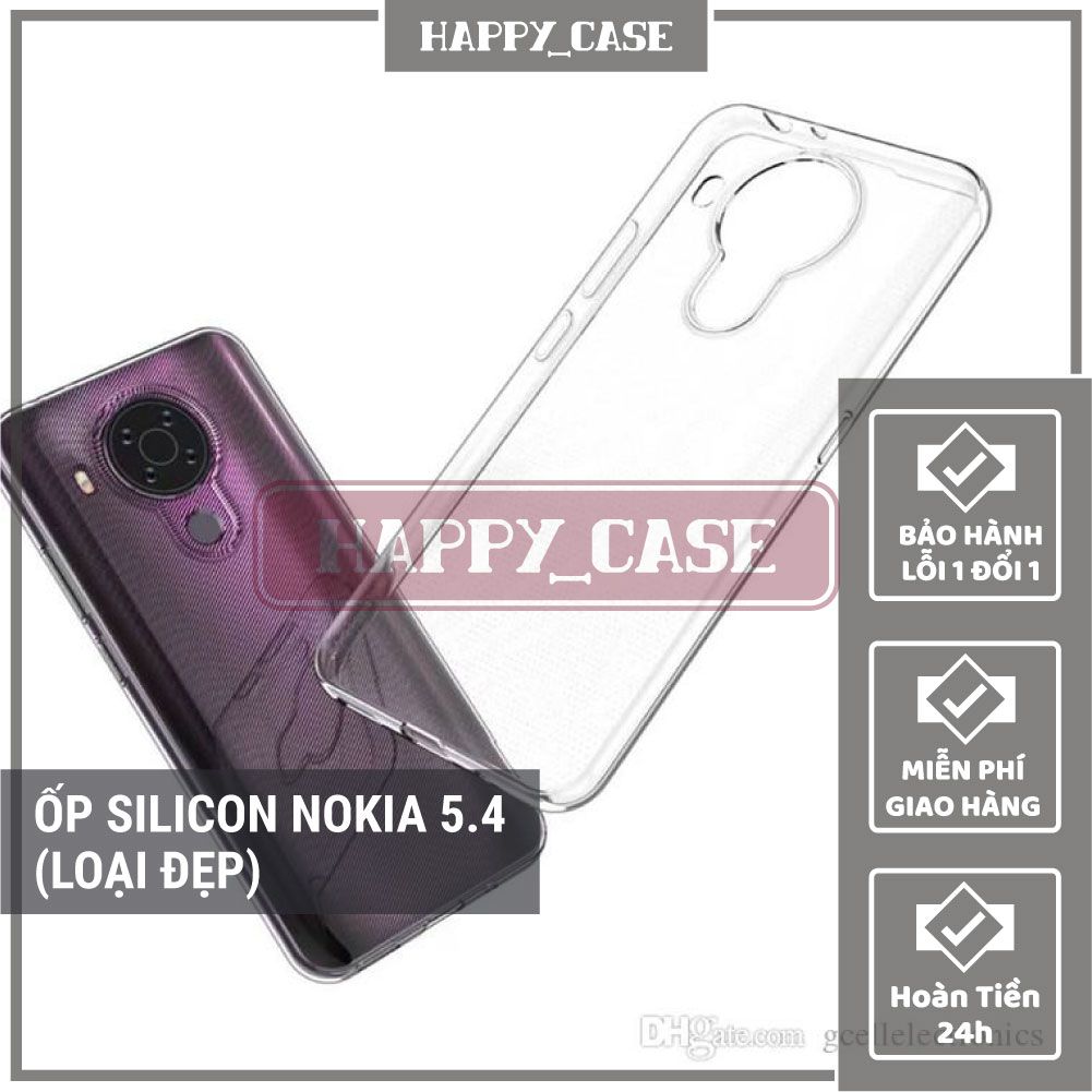 Ốp Lưng Điện Thoại Nokia 5.4 Thin Transparent Silicon