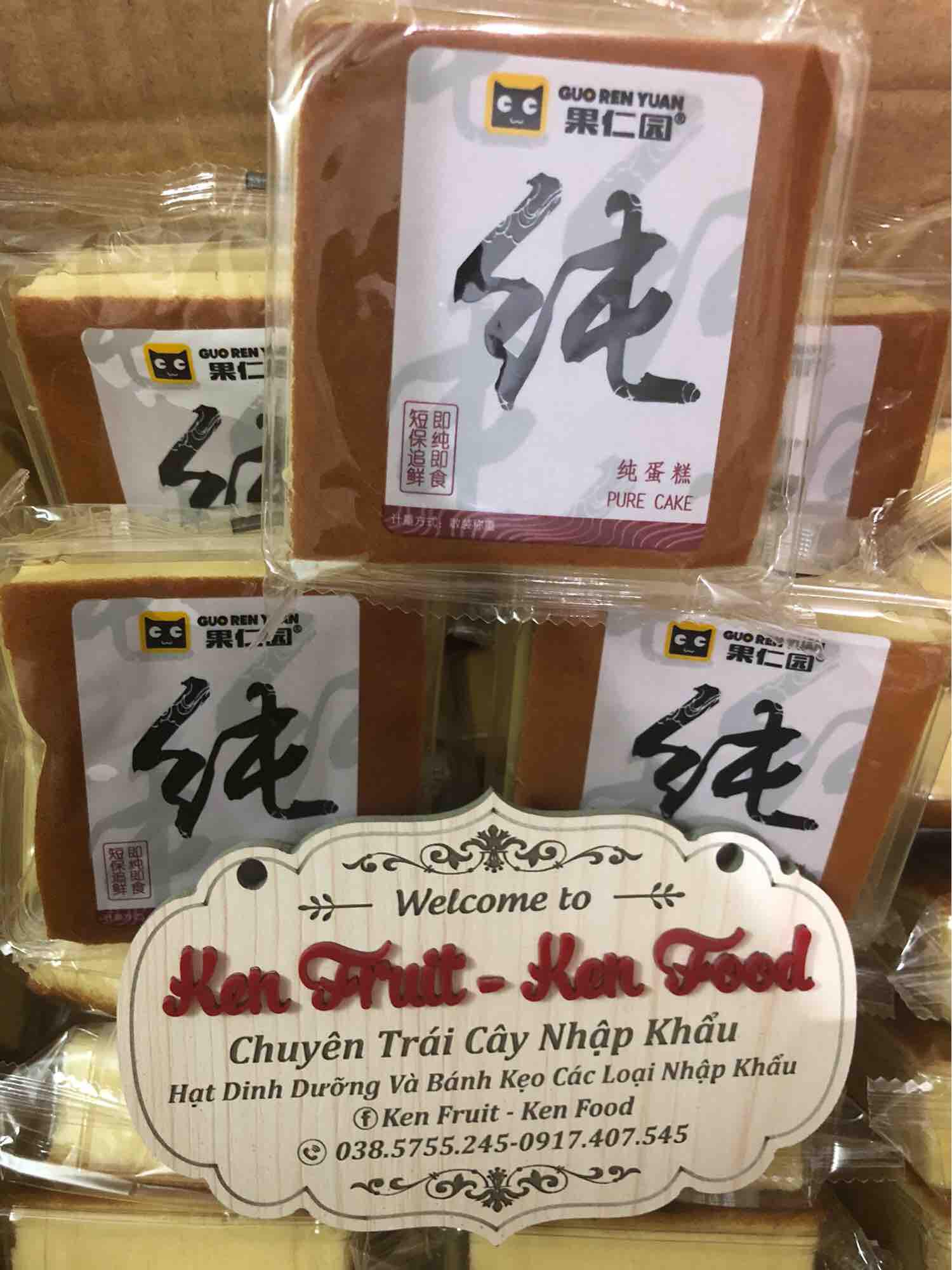[HCM]1 kg bánh bông lan mông lép Pure Cake