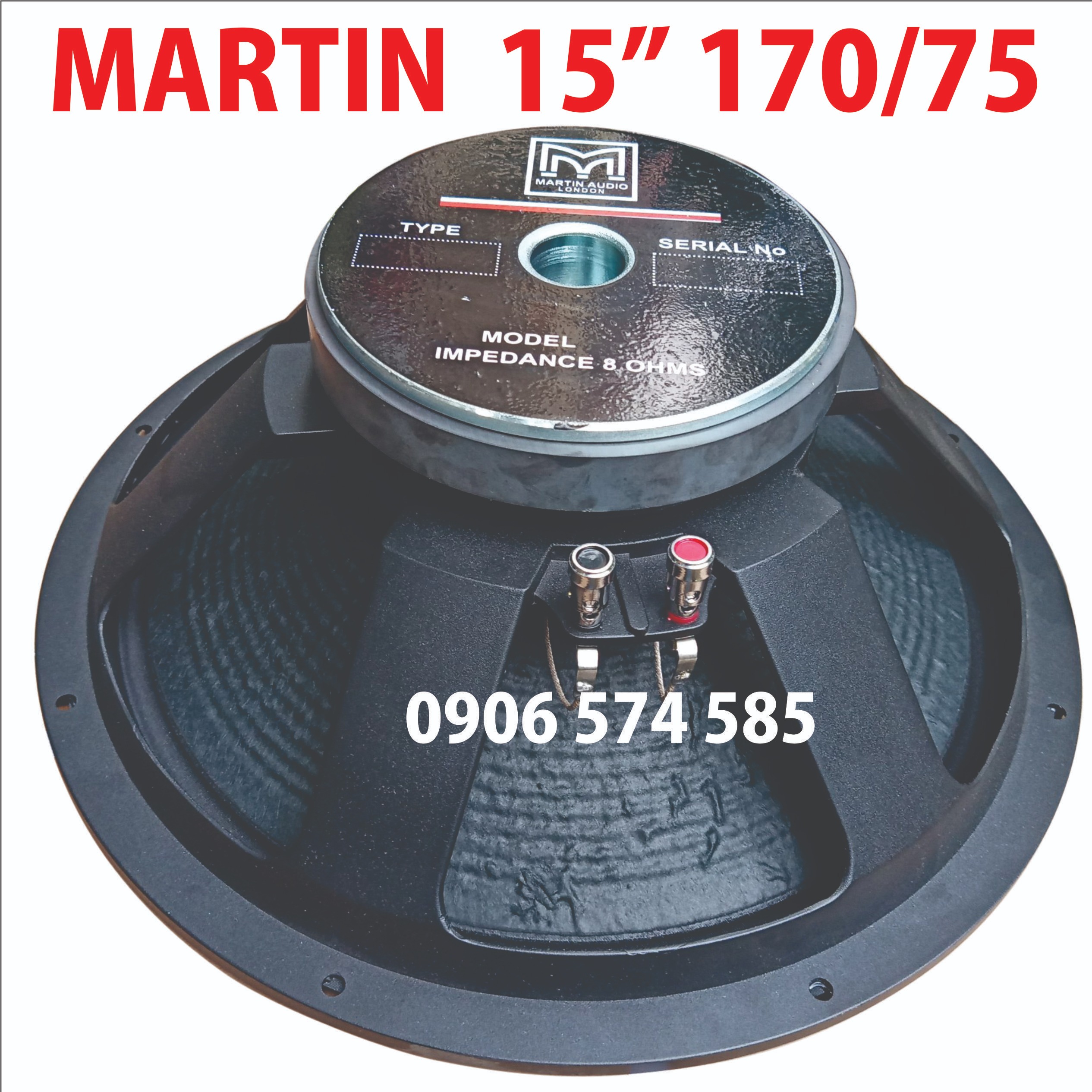 Loa bass rời 40 coil 75 từ 170 - bass 15 inch -