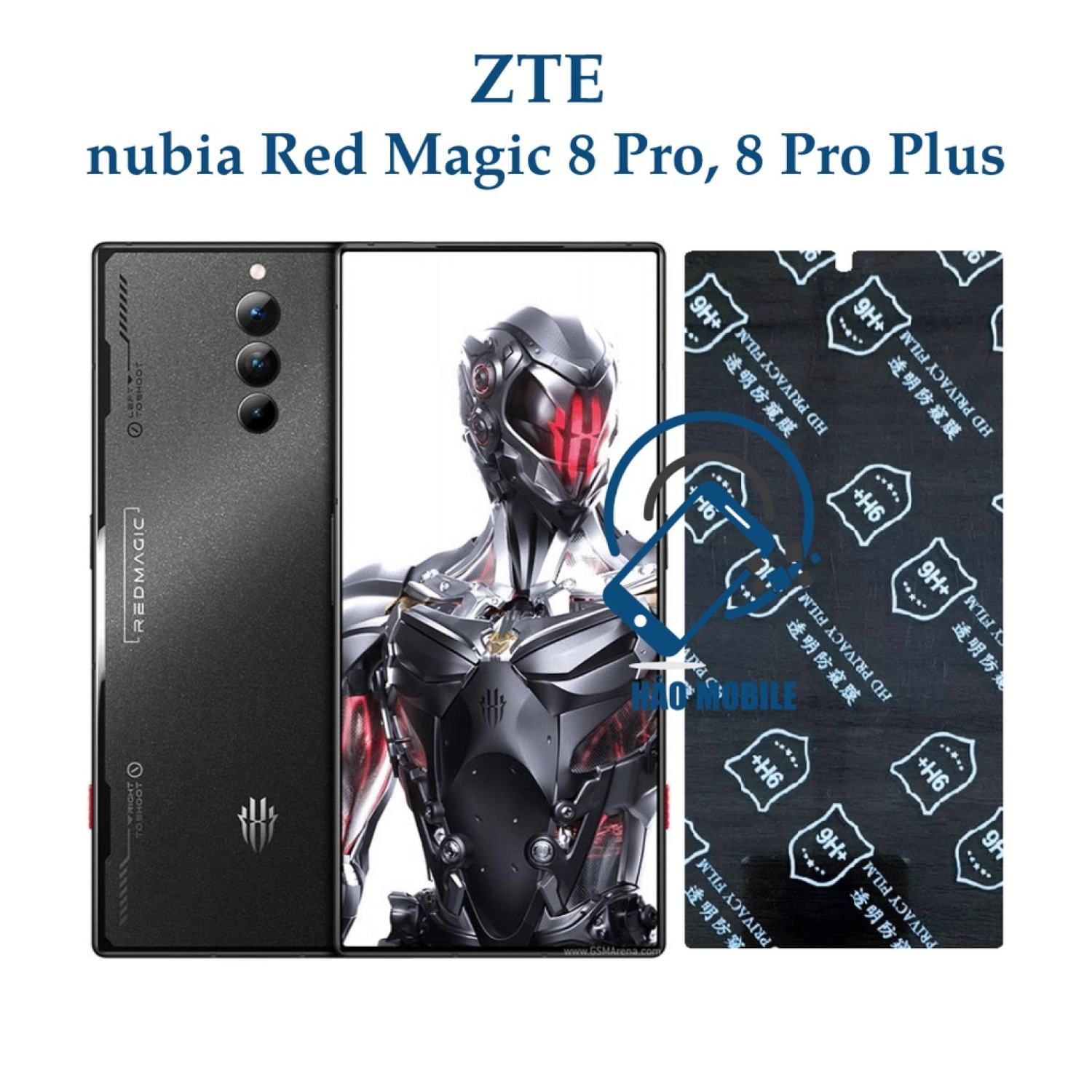 Dán chống nhìn trộm dẻo nano ZTE nubia Red Magic 8 Pro, nubia Red Magic 8 Pro Plus
