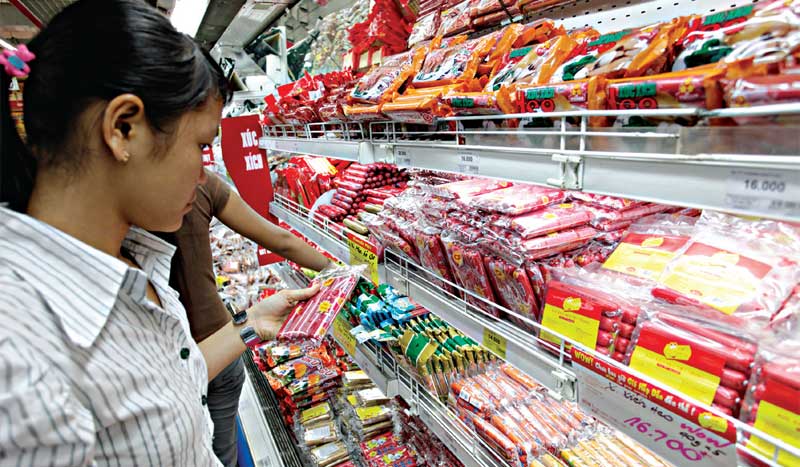 Xúc Xích tiệt trùng công ty Dabaco gói 100gr (gói gồm 5 cây x 20gr)