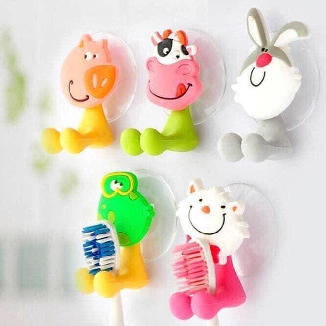 Combo 6 kẹp bàn chải đánh răng hình thú
