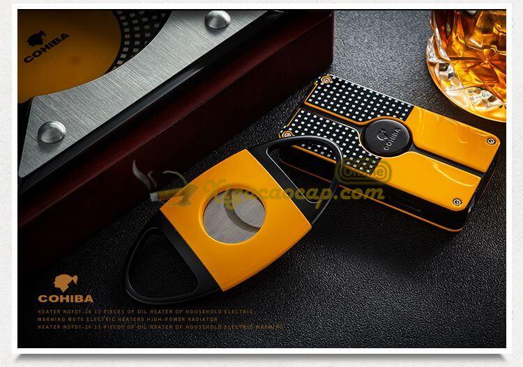SET PHỤ KIỆN CIGAR COHjBA VÀNG