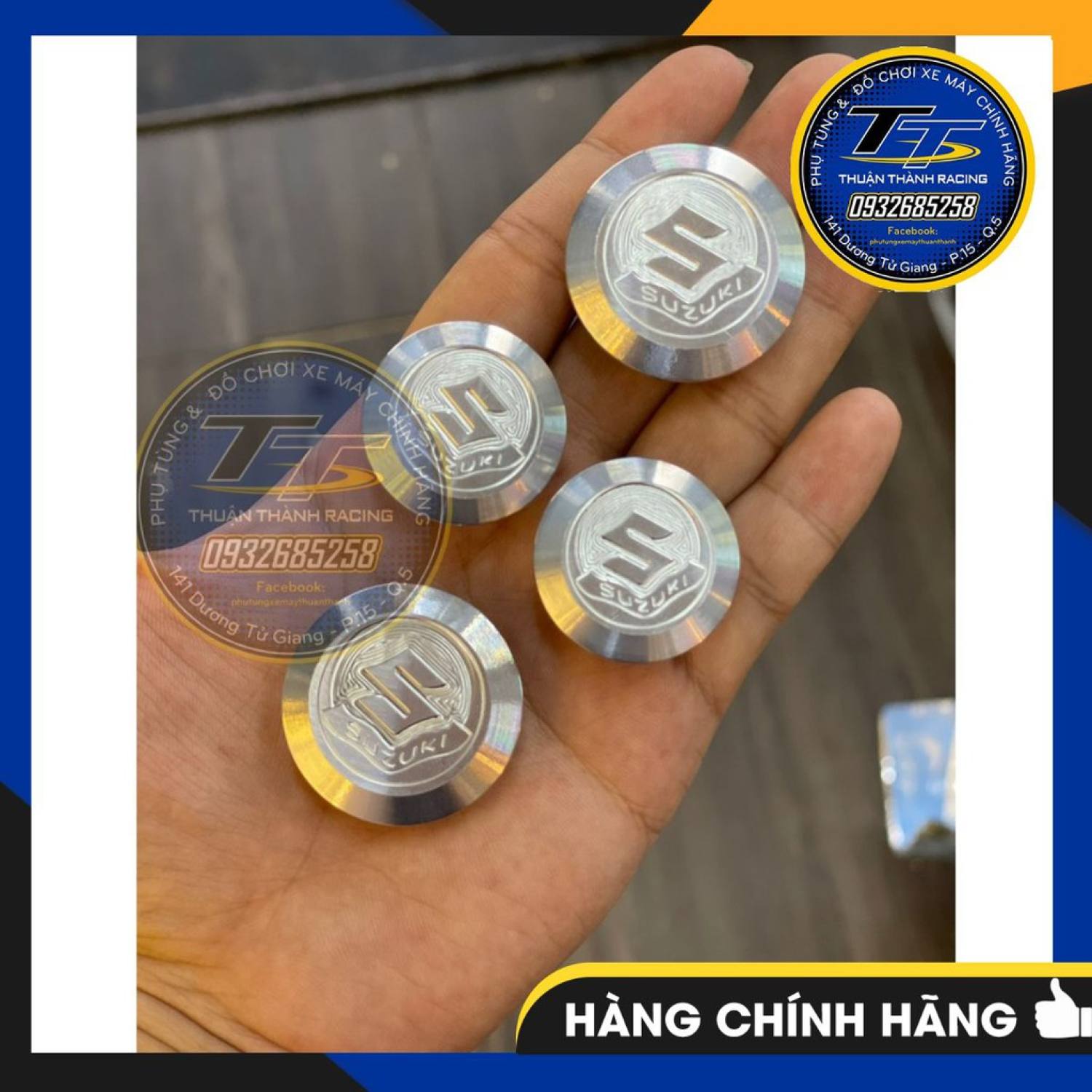 Nút sườn nhôm sport CNC , xipo , rgv
